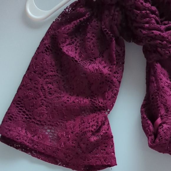 Speechless Kids Dress in Rich Purple Lace - Picture 4 of 5